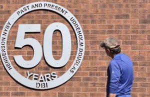 Douglas Barwick Brockville 50th AnniversarySign