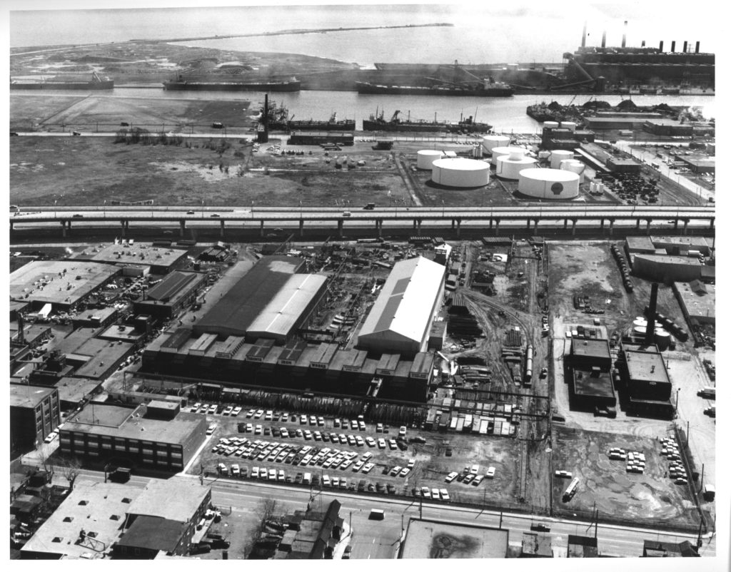 Toronto Iron Works (TIW) facilities before its acquisition by Canadian Erectors.